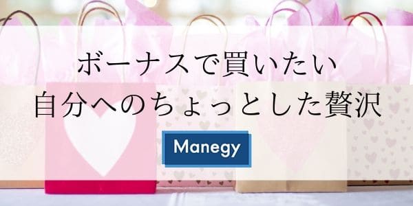 ボーナスで買いたい自分へのちょっとした贅沢