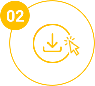 申込フォームを入力しダウンロードボタンをクリック