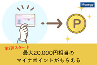 最大20,000円相当のマイナポイントが付与となる第2弾がスタート